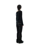 Asym Shoulder Scarf Long Sleeve