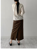 [Setup Available] Marco H-Line Long Skirt