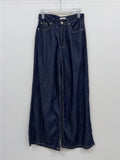 437 High Waist Wide Denim Pants