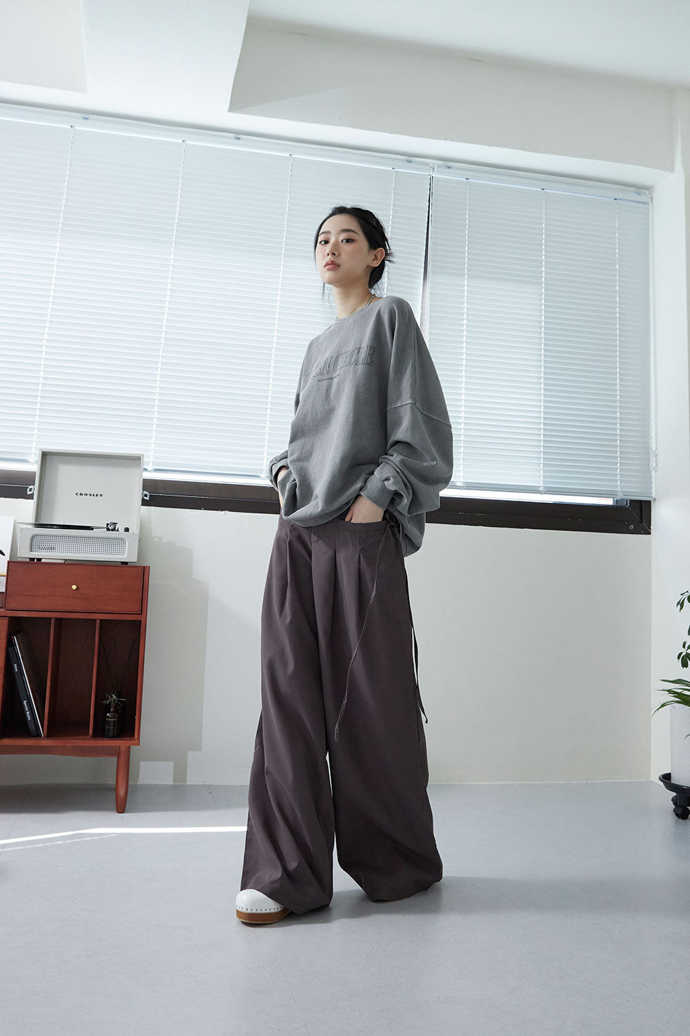 【COLOR iN ID】ys string wide pants COLOR iN ID(カラーインアイディー) - ysストリングワイドパンツ