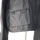 Oban Shirring Pocket String Overfit Windbreaker