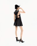 Halter Hoodie Apron Dress