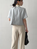 Launer Pocket Two-Tuck Wide Slacks