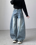 Frost Curve Wide Denim