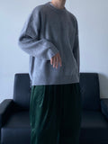 Wool Brush Mohair Balloon Knit