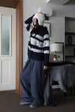 Nordic snow cardigan zip-up