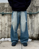 Frang washed denim pants