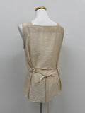 Mocha Strap Sleeveless Blouse