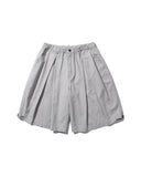 Cross Pleated Chino Half Pants