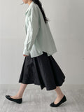 Pastel Poplin Cotton Over Fit Shirt