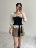 Buttery Off-Shoulder Layered Blouse