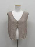 Boucle Two Button Overfit Vest