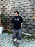 Metallic Logo Box Half Tee