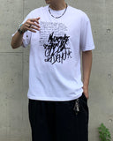 Crack Lettering Short Sleeve T-shirt