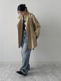 [unisex] 515 cat-washed wide denim pants