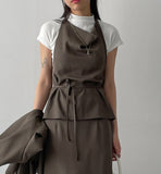 [Setup Available/Three-Piece] Bird Halterneck Bustier