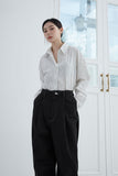 cut out black pants