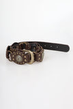 Velcro antique belt