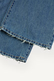 Low Hem Vintage Flare Denim Pants