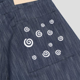 Eddy slub point denim pants