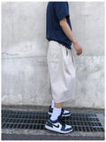 Mio Basic Pintuck Bermuda Pants