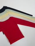 Jelly Boat Neck Long Sleeve T-Shirt