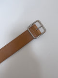 [30mm] Square Cowhide Belt