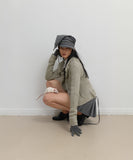 Tassel Collar Knit Cardigan