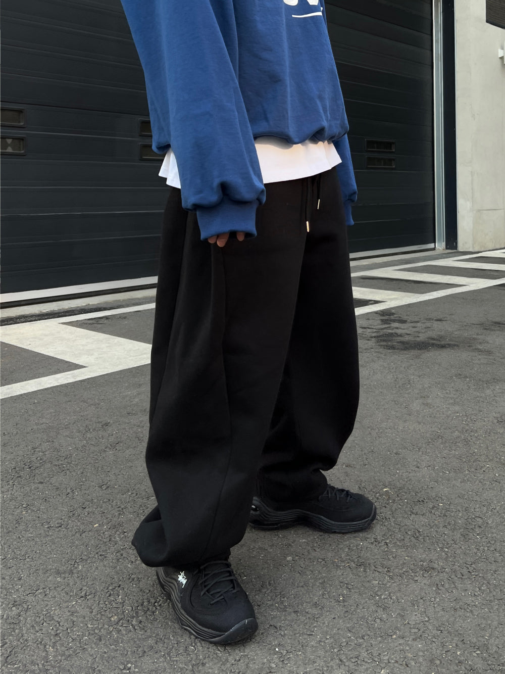 【KOOLOSET】Snap Bijo Brushed Balloon Sweatpants KOOLOSET (クロゼット) - スナップビジョ裏起毛バルーン