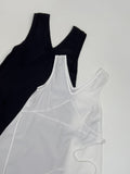 Akaya Satin Lace Long One Piece