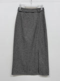 [FW/Setup Available] Bocashi Button Long Skirt
