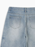 Mer Washed Denim Bermuda Pants