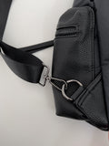 Multi twill leather bucket bag