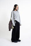 Wellington check balloon cotton pants