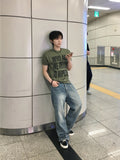 Saltine Semi-Flare Washing Denim Pants