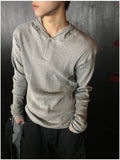 Yeezy Relax Fit Henley Neck Hoodie