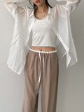Nami Tencel See-through Loose Fit Shirt