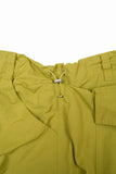 Stone nylon string cargo pants