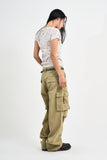 Den Belted Strap Cargo Pants