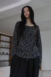 Up down button t-shirt