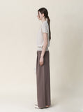 Puff Button Up Linen Knit