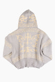 Cowichan heavy hood knit zip-up