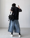 Hito Strap Bermuda Denim