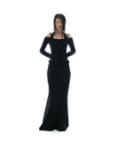 Side Panel Mermaid Maxi Skirt