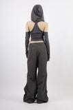 X Hood Bra Top Set