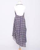 Aurora Halter Draping Unbalance Chiffon One Piece