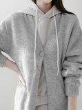 [Premium] Whole Garment Odin Alpaca Long Cardigan