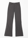 ZIP BOOTS-CUT PT