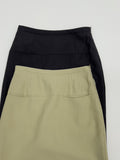 Iron Linen H-Line Skirt