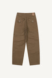 Utility Pintuck Wide Cotton Pants
